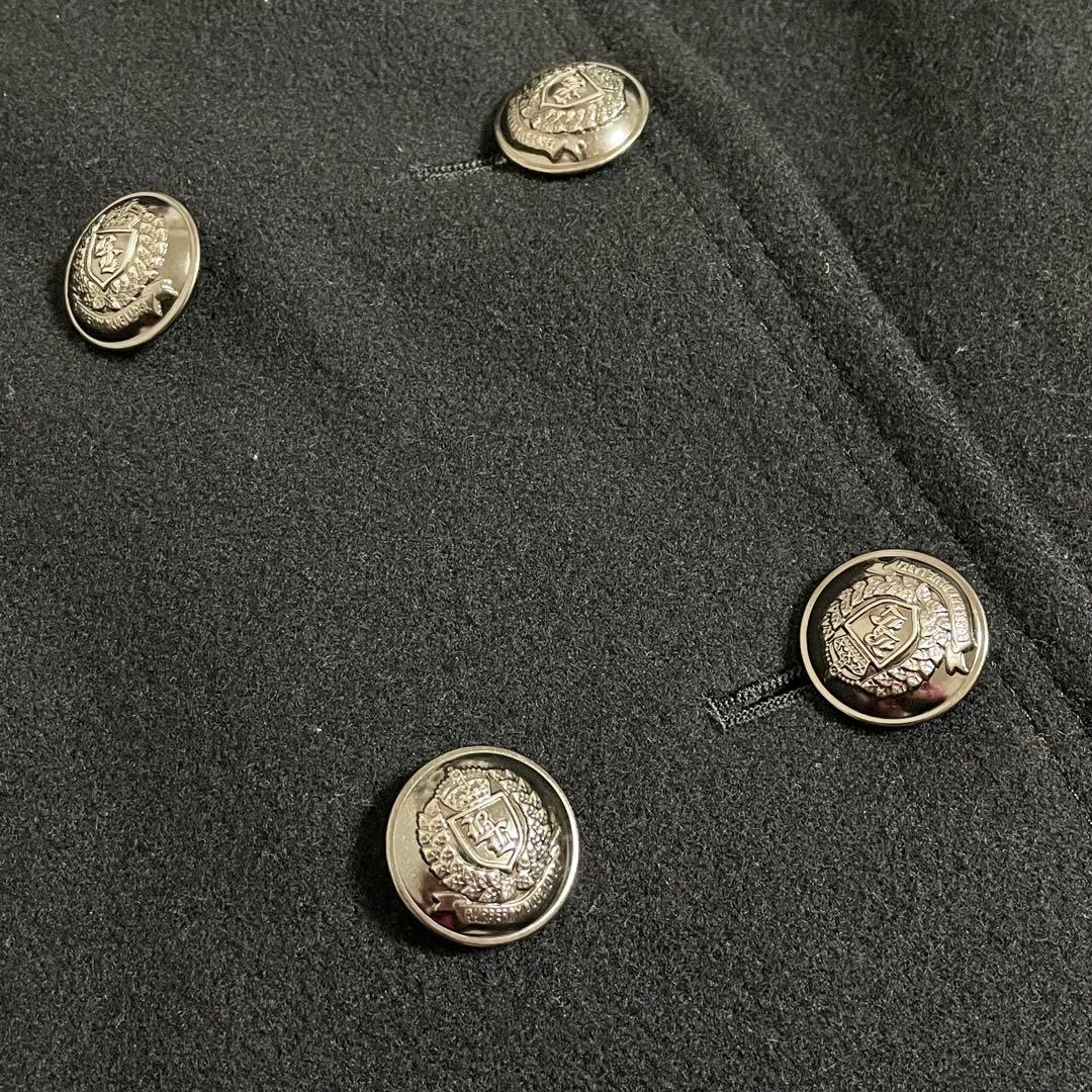 BURBERRY バーバリー ノバチェック ウール コート ブラック 38 M