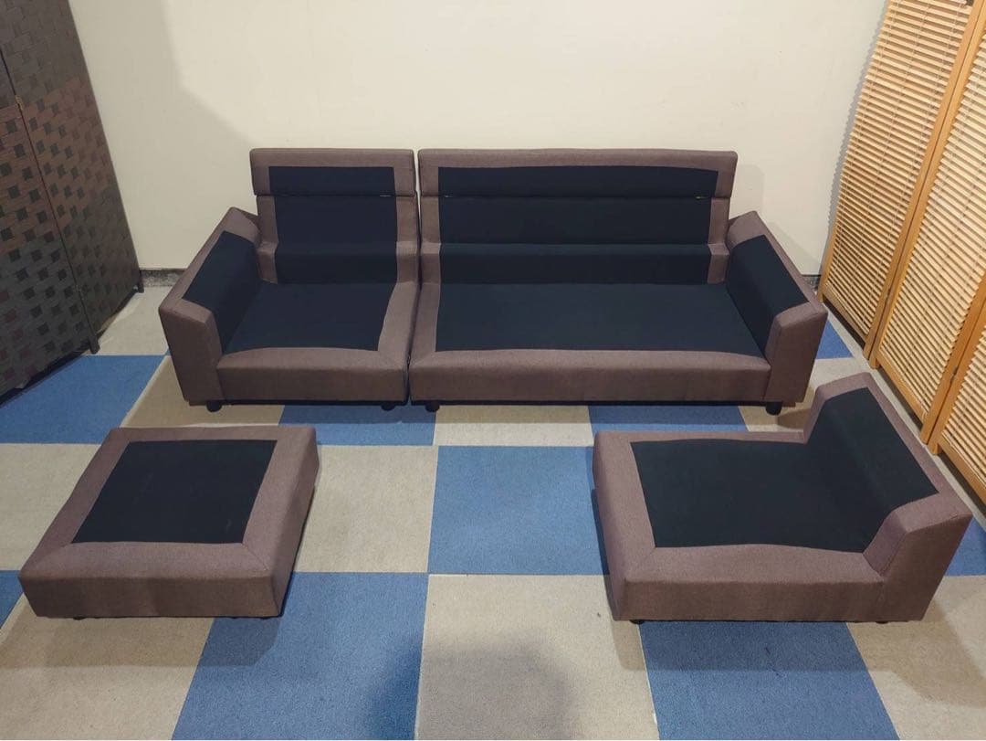 東京都23区送料込◆ソファー5人掛けコーナーカウチソファ (TPH4792)