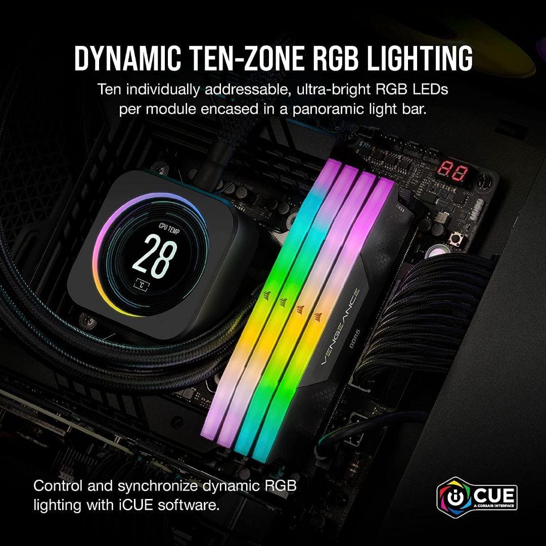 CORSAIR DDR5-6400MHz メモリ 32GB (16GB×2枚)