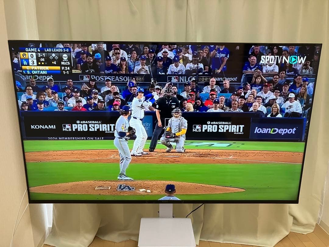 【ほぼ新品】ソニー4Kテレビ　BRAVIA KJ-65X80WK [65インチ]