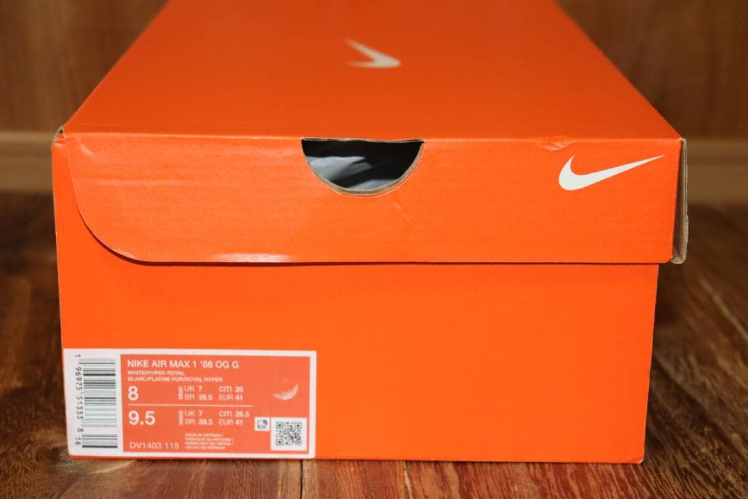 新品 NIKE エア マックス 1 '86 OG ゴルフシューズ 26cm　Ⓗ