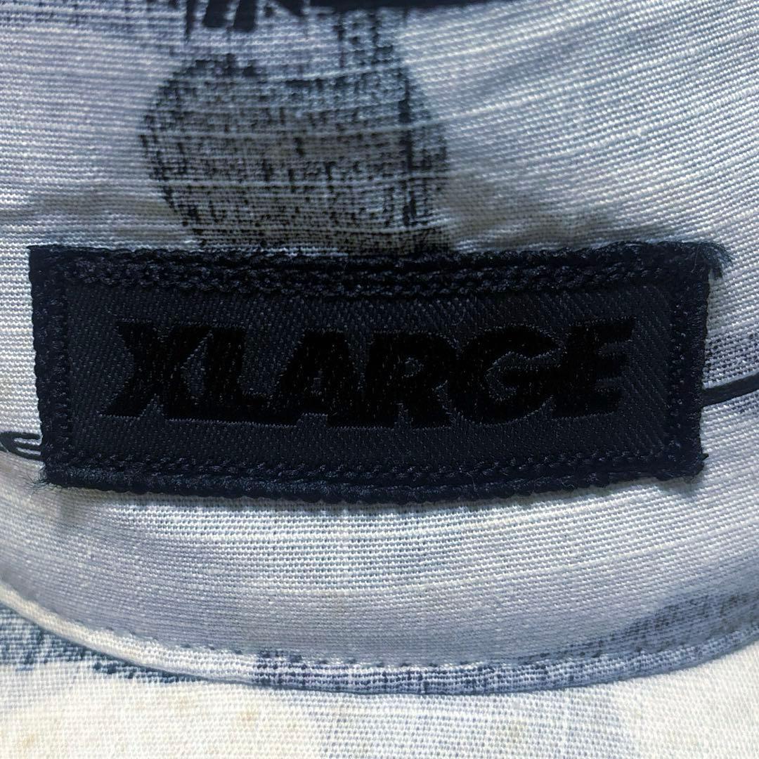 X-LARGE× RECON （W name ）迷彩　グレー　キャップ メッシュ