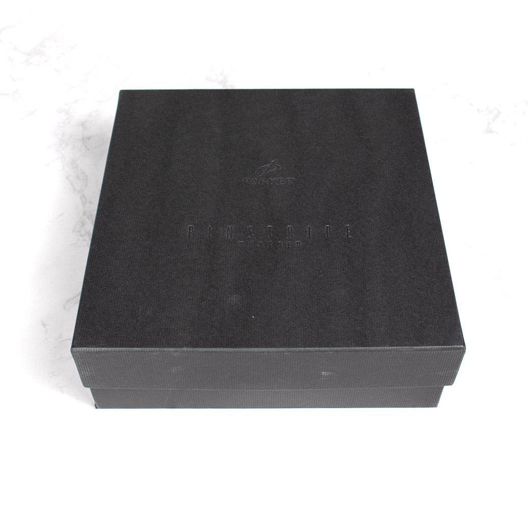 【未使用】パーカー 万年筆 デュオフォールド ピンストライプ 箱付き ot003