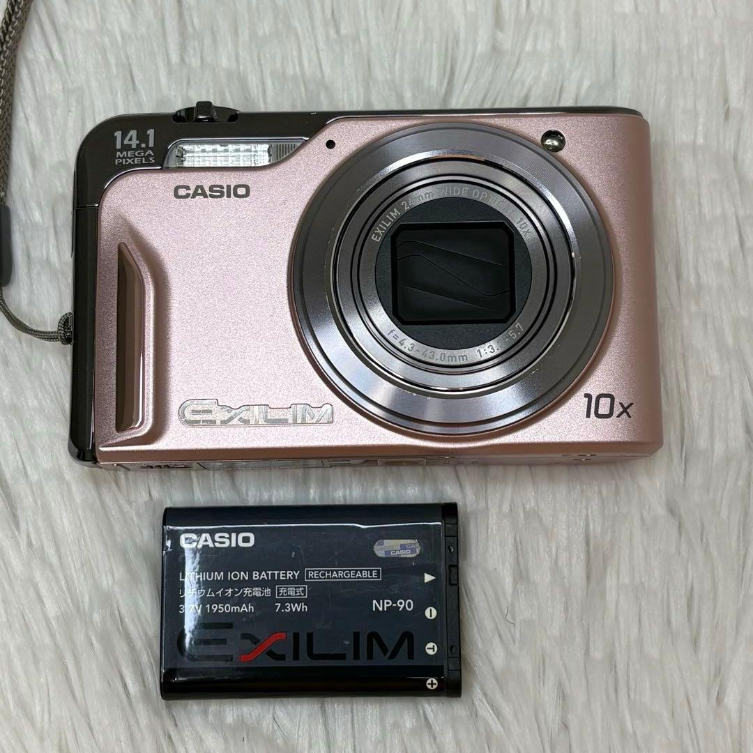 CASIO カメラ　エクシリム　EX-H15 ピンク コンデジ　動作品