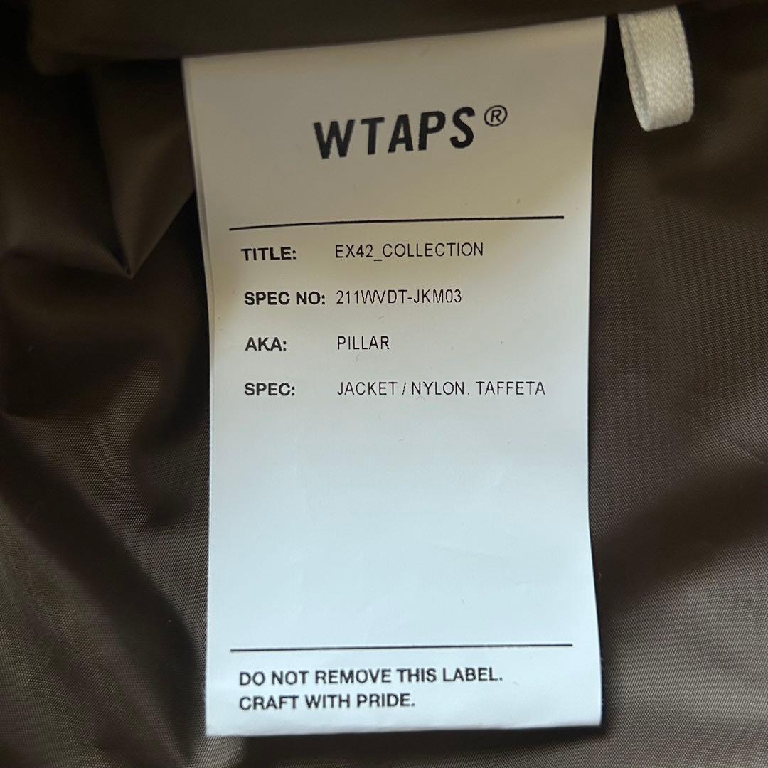 WTAPS ダブルタップス ナイロンジャケット ロング丈 カーキ L