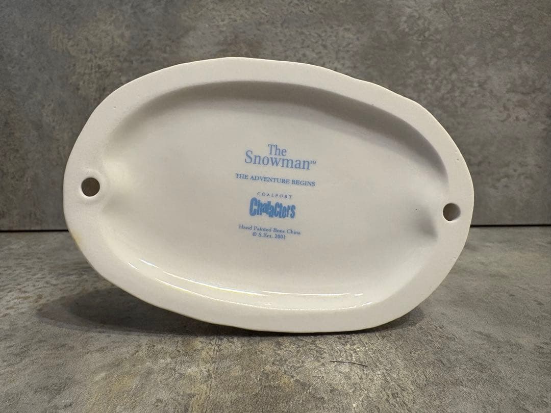 スノーマン　ウェッジウッド・コールポート　陶器　置物