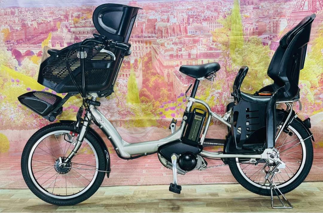 K2616 電動自転車ブリヂストン アンジェリーノ 子供乗せ 20インチ