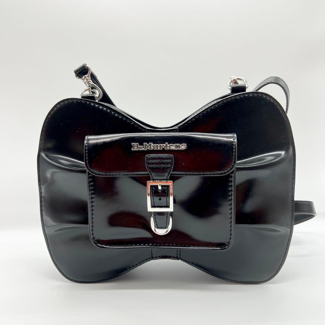 美品✨ドクターマーチン　ショルダーバッグ　リュック　リボン　2way　ブラック