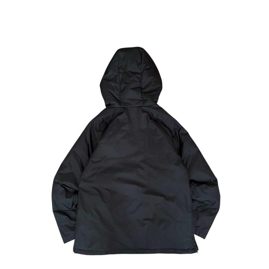 【美品】USED 90s ダウン アノラックパーカー ナイロンジャケット BLK