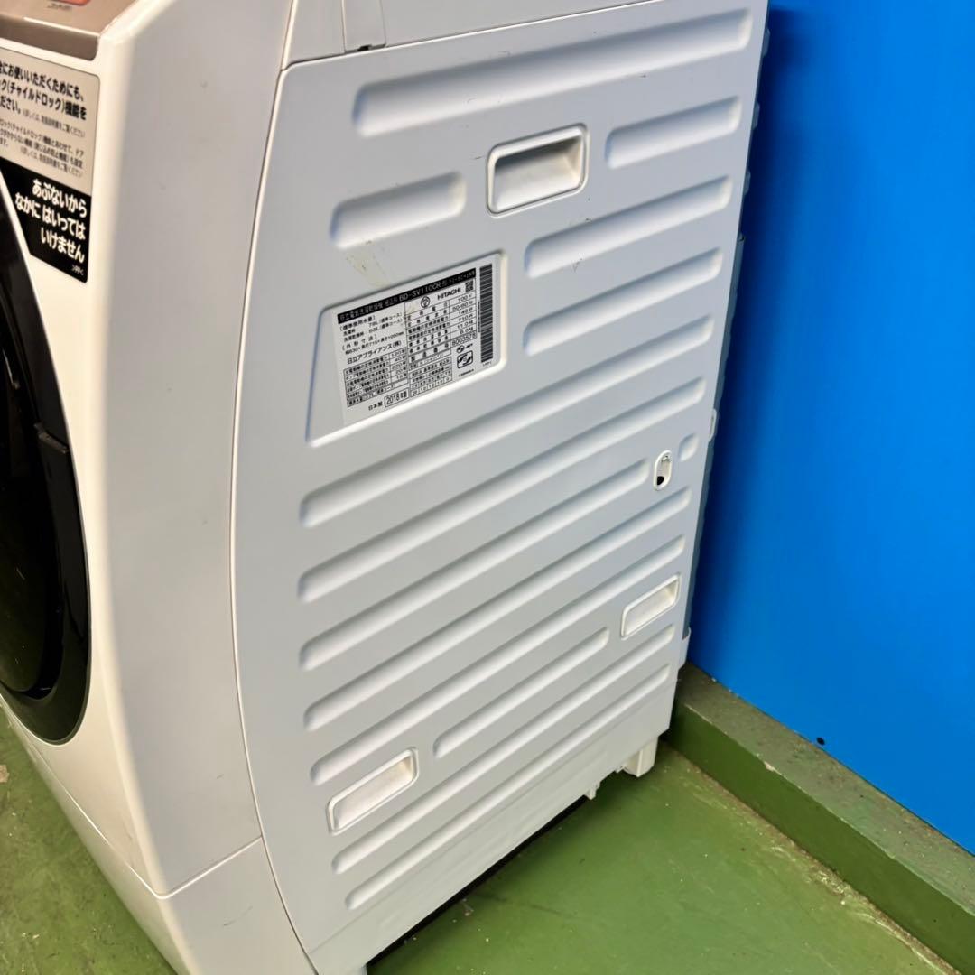 518 日立ビッグドラム　洗濯機　乾燥付　11/6kg 小型　右開き　人気モデル