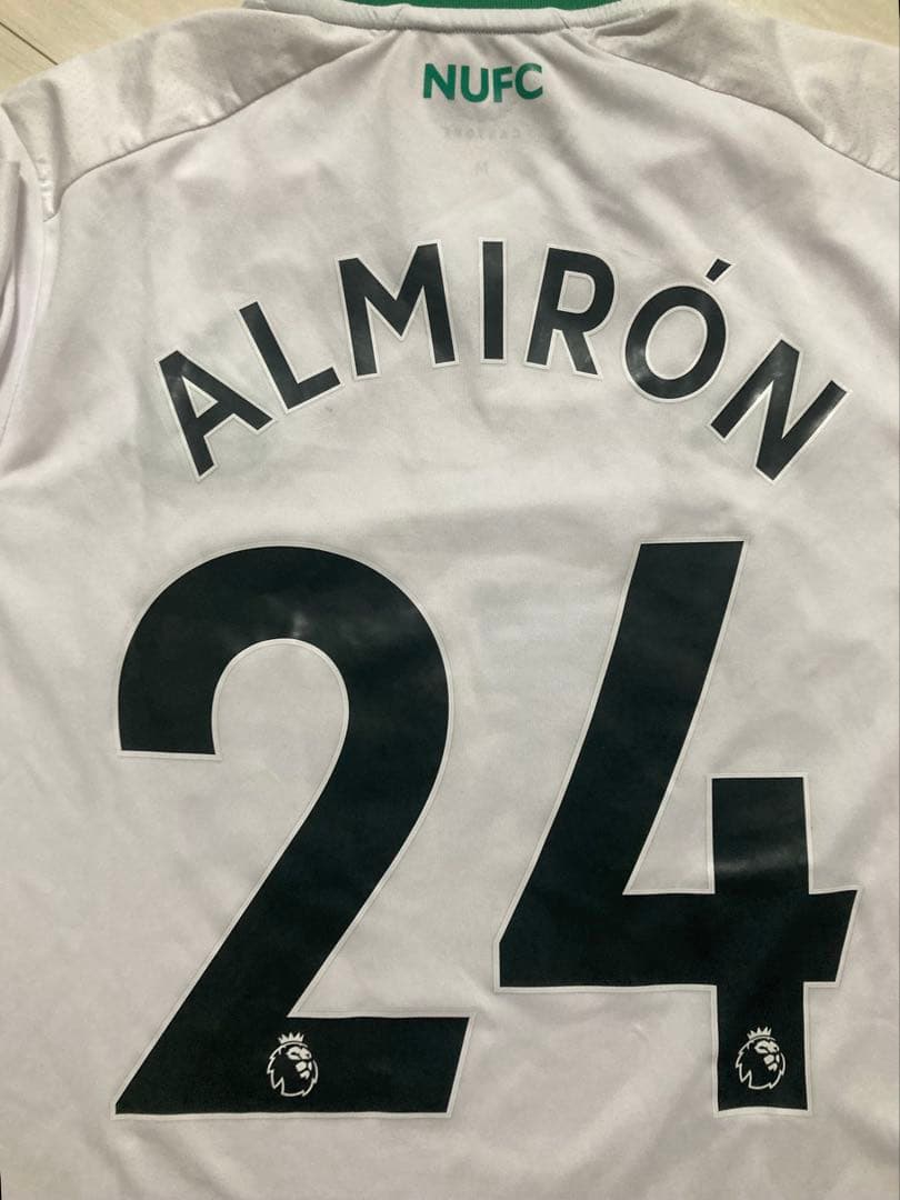 【新品タグ付き】ニューカッスル22-23アウェイユニフォーム24番アルミロン