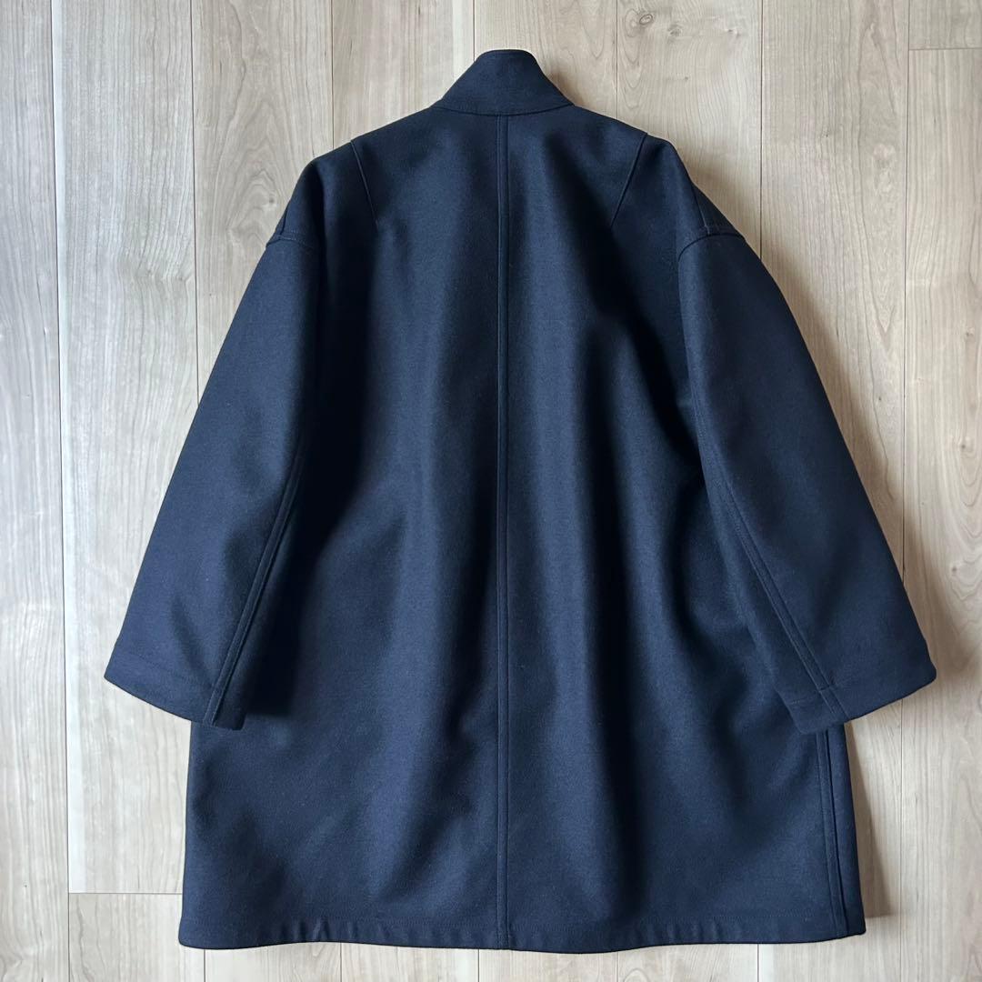 未使用級＊スピック＆スパン 23AW メルトンM-65フィールドコート 紺 36
