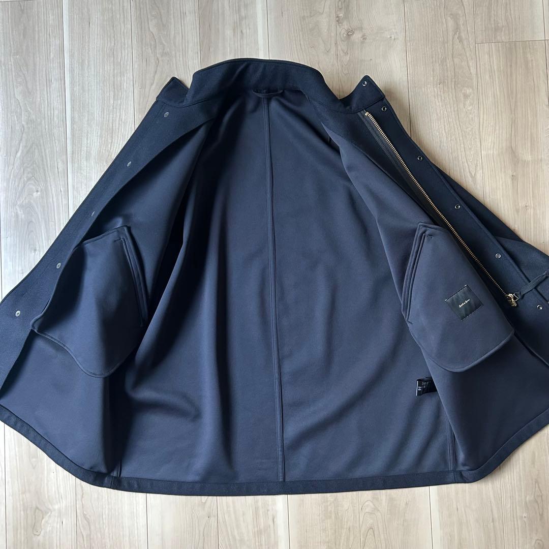 未使用級＊スピック＆スパン 23AW メルトンM-65フィールドコート 紺 36