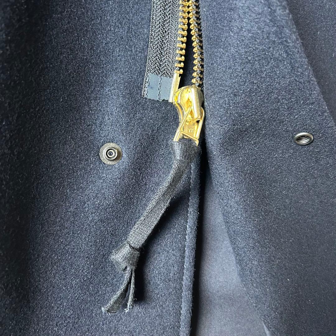 未使用級＊スピック＆スパン 23AW メルトンM-65フィールドコート 紺 36