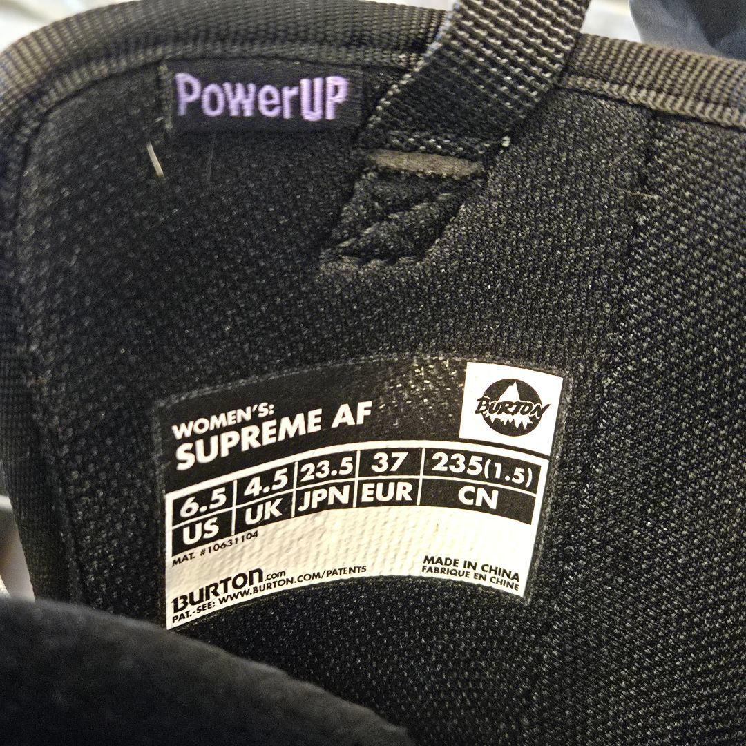 新品　BURTON バートン　SUPREME サプリーム　スノーボード ブーツ