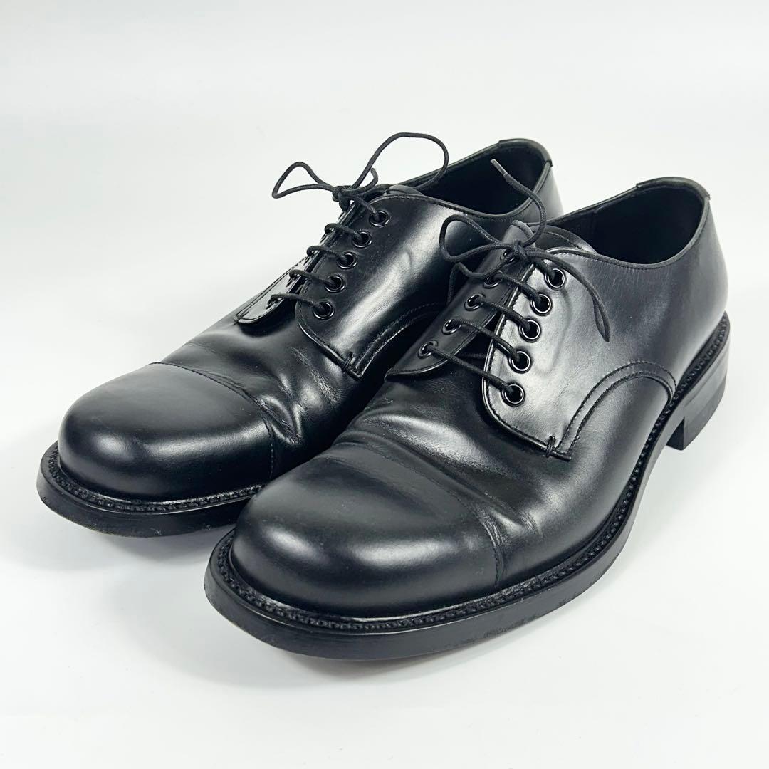 PRADA レザー ドレスシューズ 黒 箱あり 9.5 archive