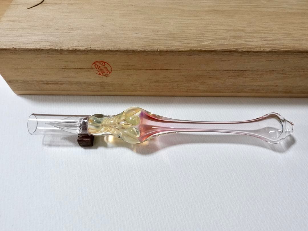 川西硝子　銀花 (ピンク）