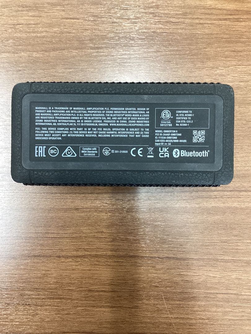 Marshall ワイヤレススピーカー