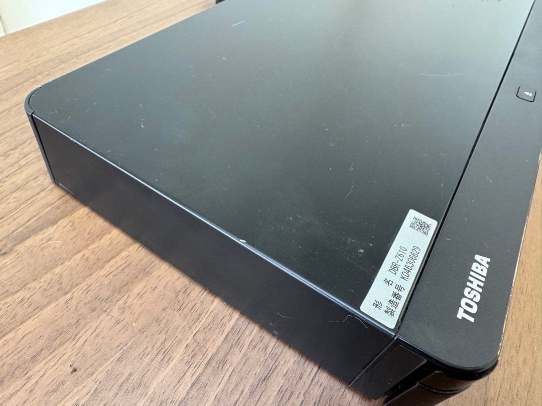 F083　TOSHIBA　ブルーレイレコーダー　DBR-Z610　500GB