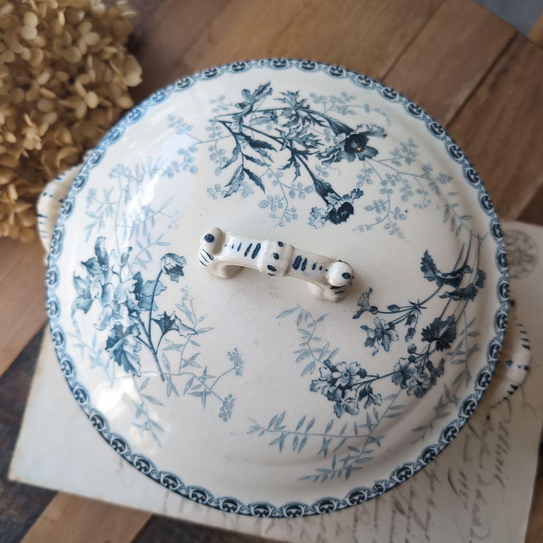 フランスアンティーク brocanteショワジールロワ窯 スーピエール