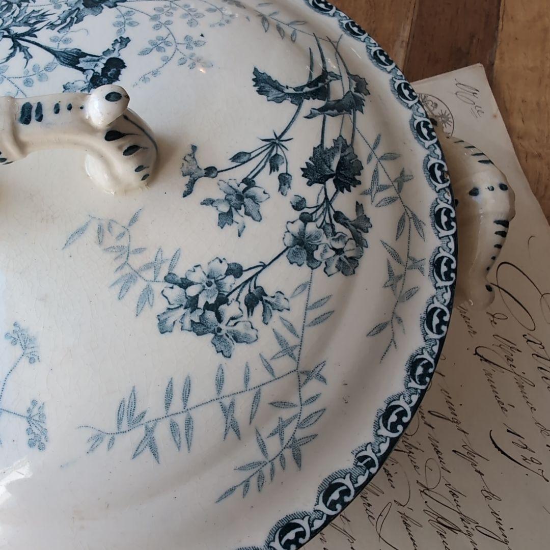 フランスアンティーク brocanteショワジールロワ窯 スーピエール