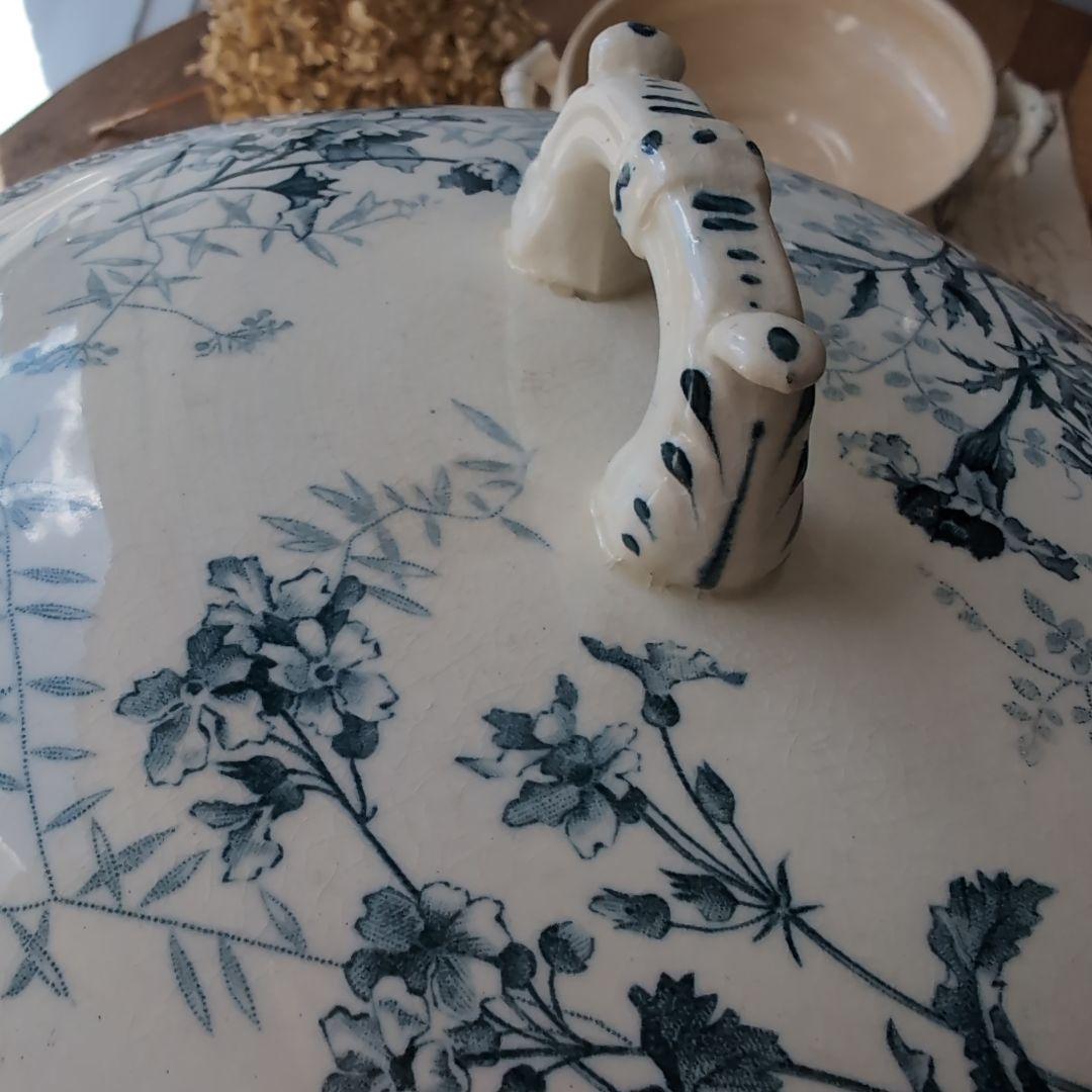 フランスアンティーク brocanteショワジールロワ窯 スーピエール