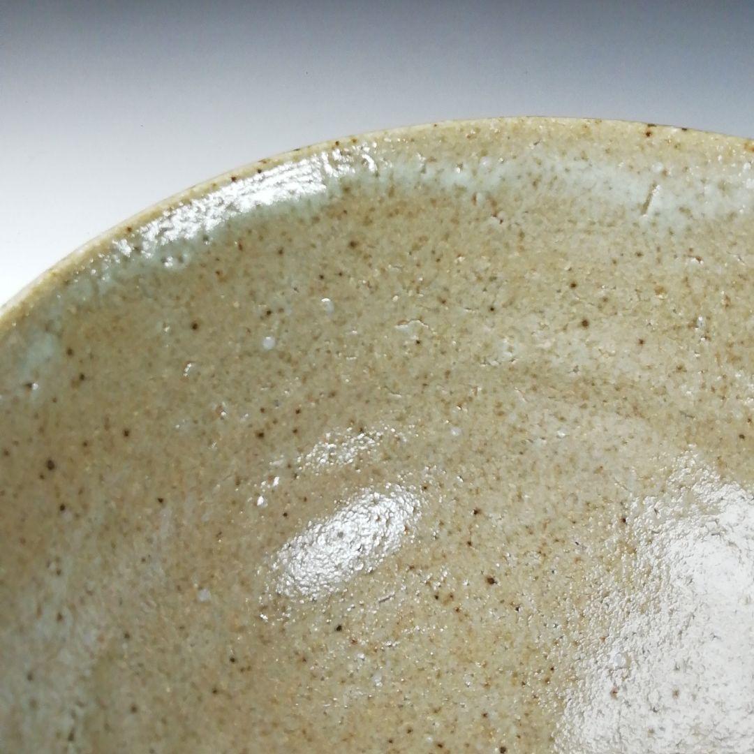 Ｔ５６１　茶碗　『灰釉　茶碗』『木器窯　田中和人』　共箱　抹茶碗　茶道具