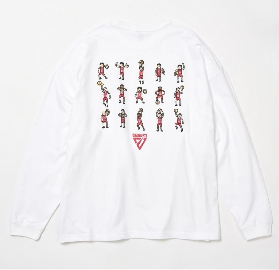 CHIBAJETS×NBA PAINT ビッグシルエットロングTシャツ　Mサイズ