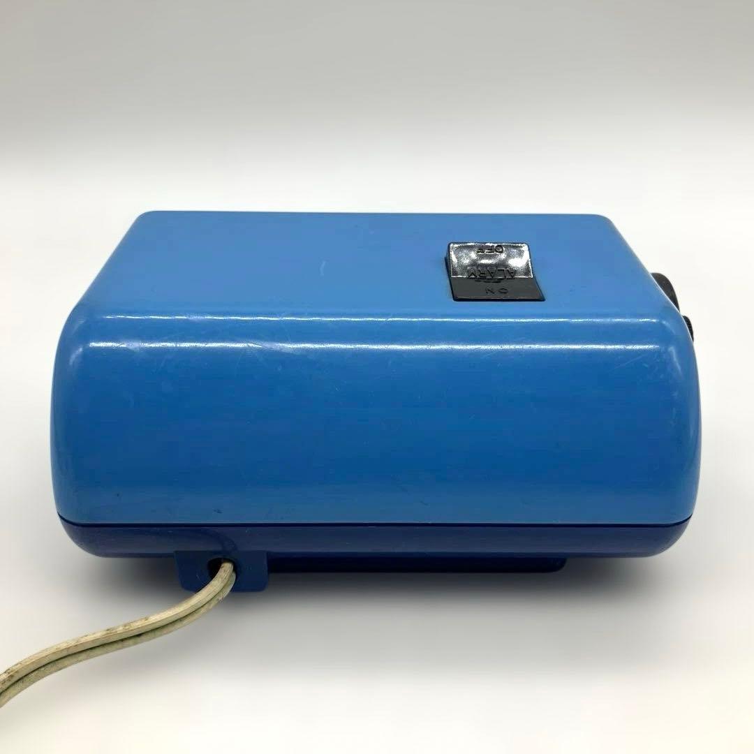 昭和レトロ シチズン ハイリーフカーチス 青 パタパタ時計