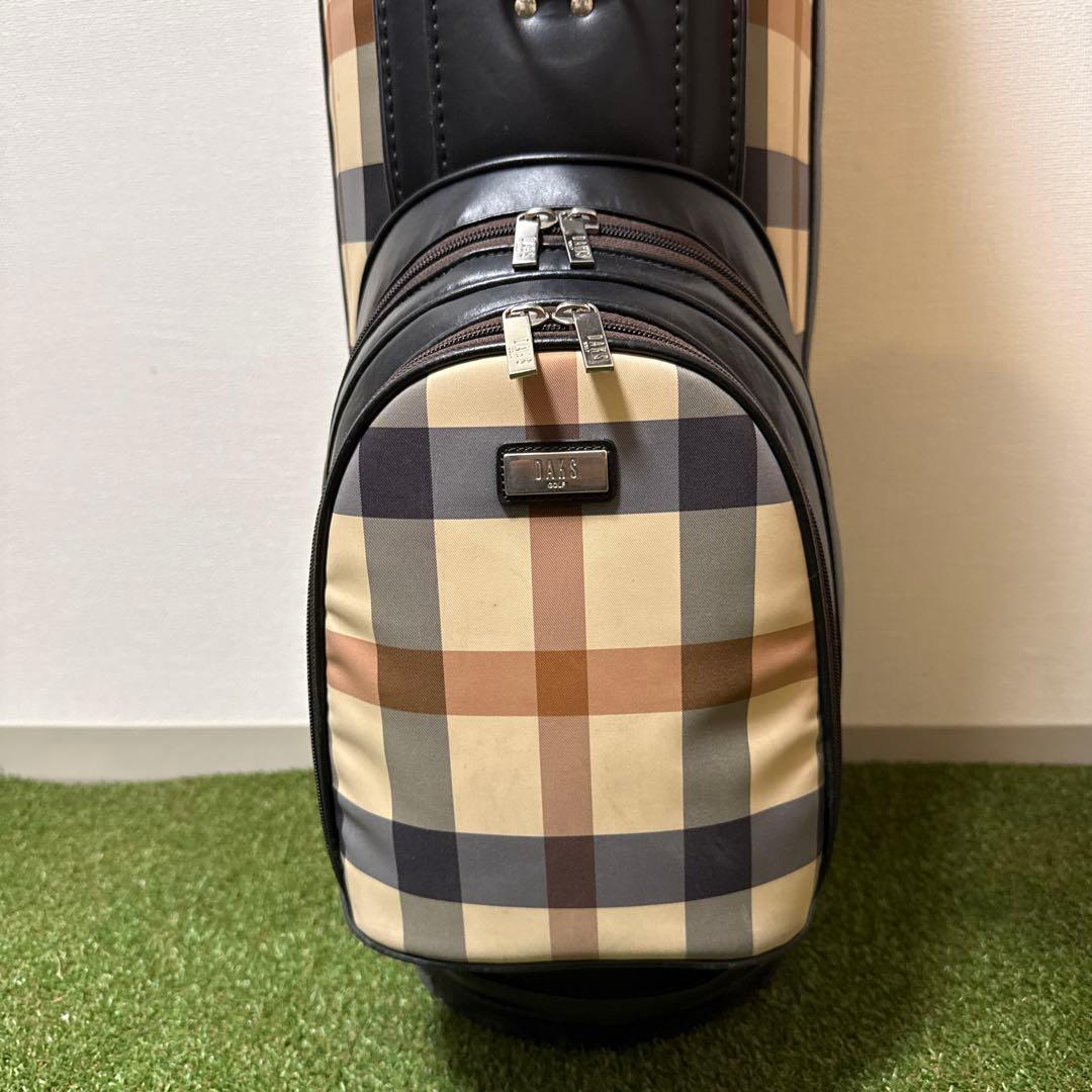 希少 DAKS ダックス キャディバッグ 英国御用達 チェック