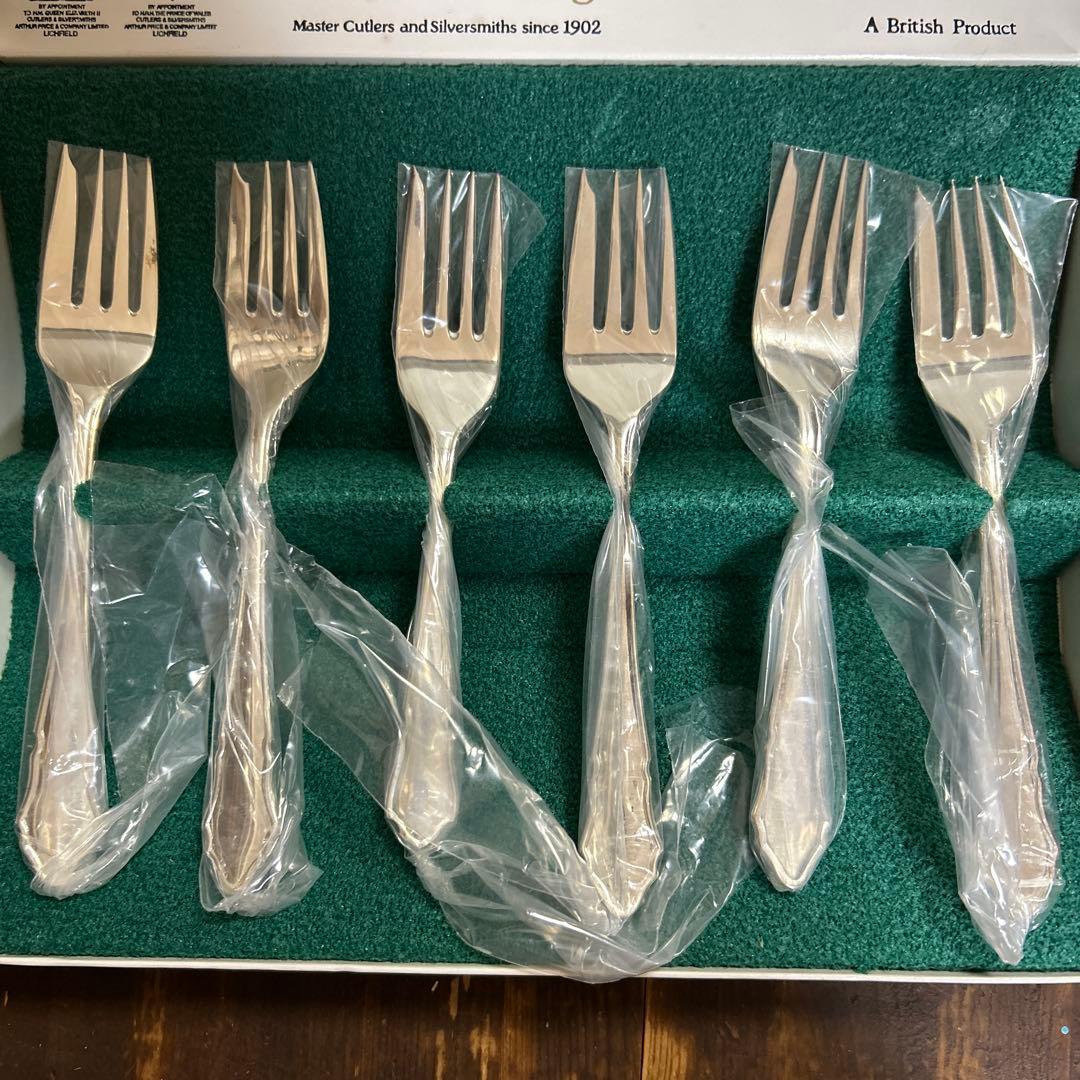 Arthur Price of England 銀製　高級　サラダフォーク6本