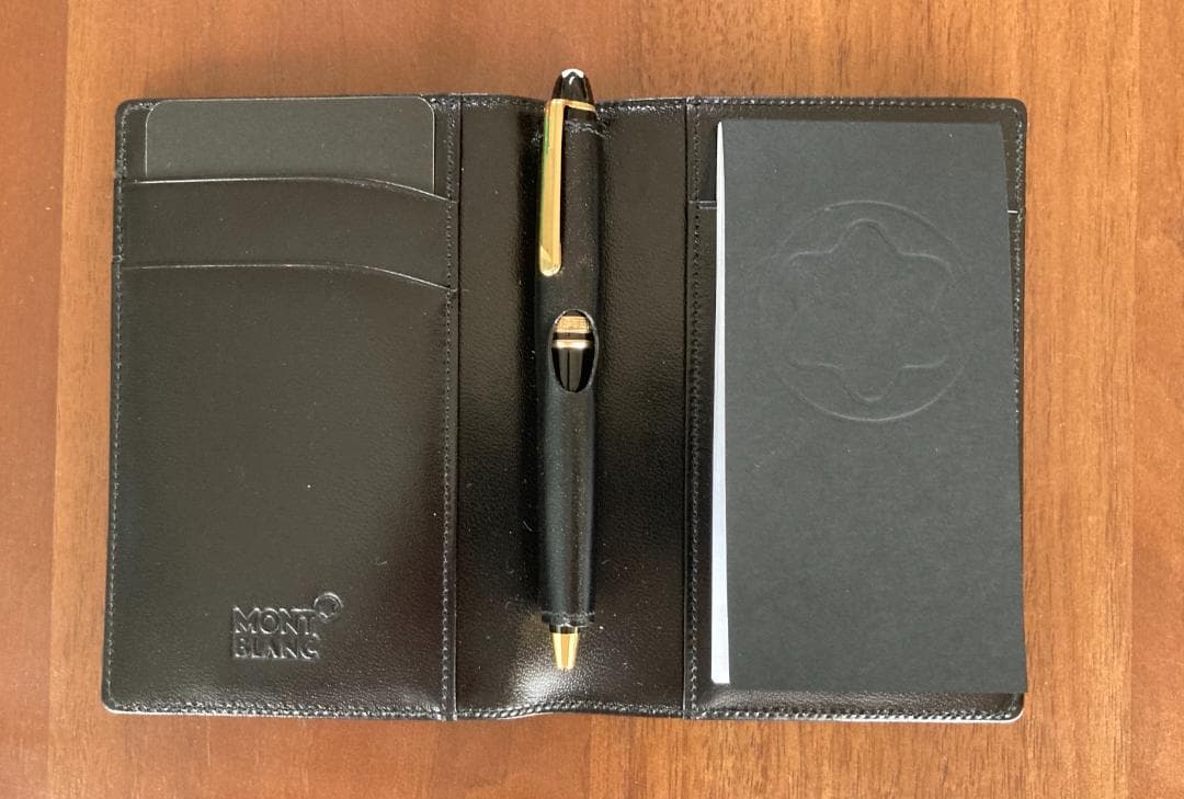 【美品】MONTBLANC モンブラン ボールペン メモパッド ２点セット