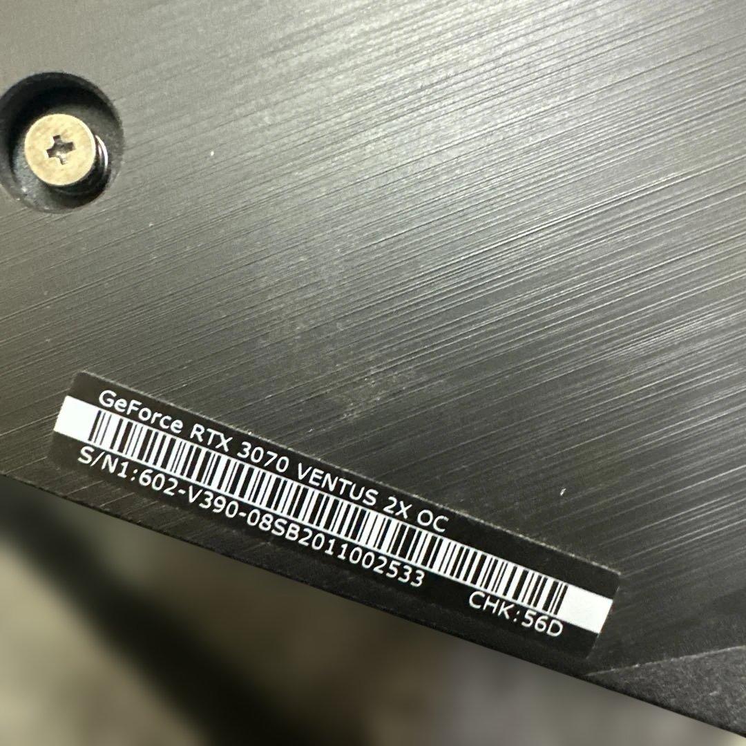 MSI GeForce RTX3070 GAMING 高性能グラフィックカード