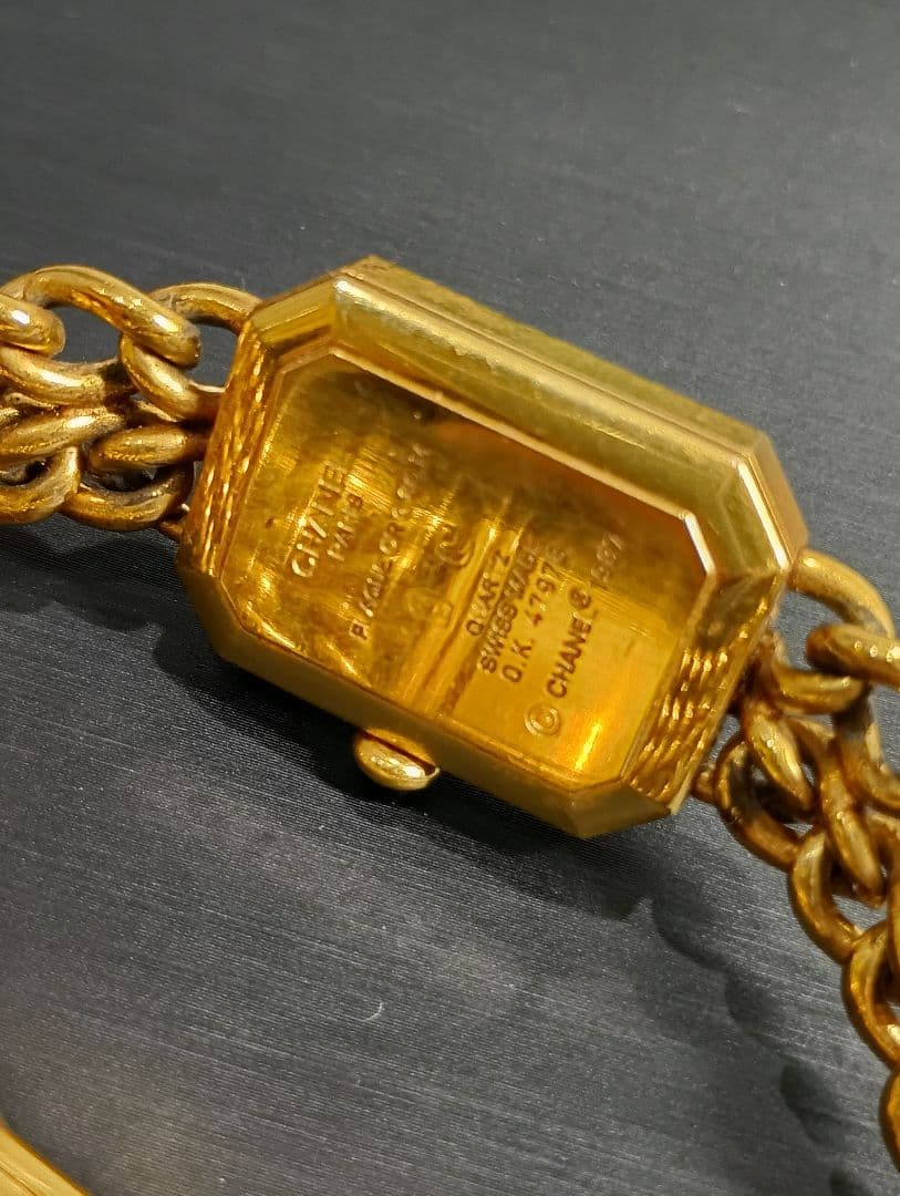 CHANEL プルミエール　ゴールド腕時計 Q.K47978 M 電池交換必要