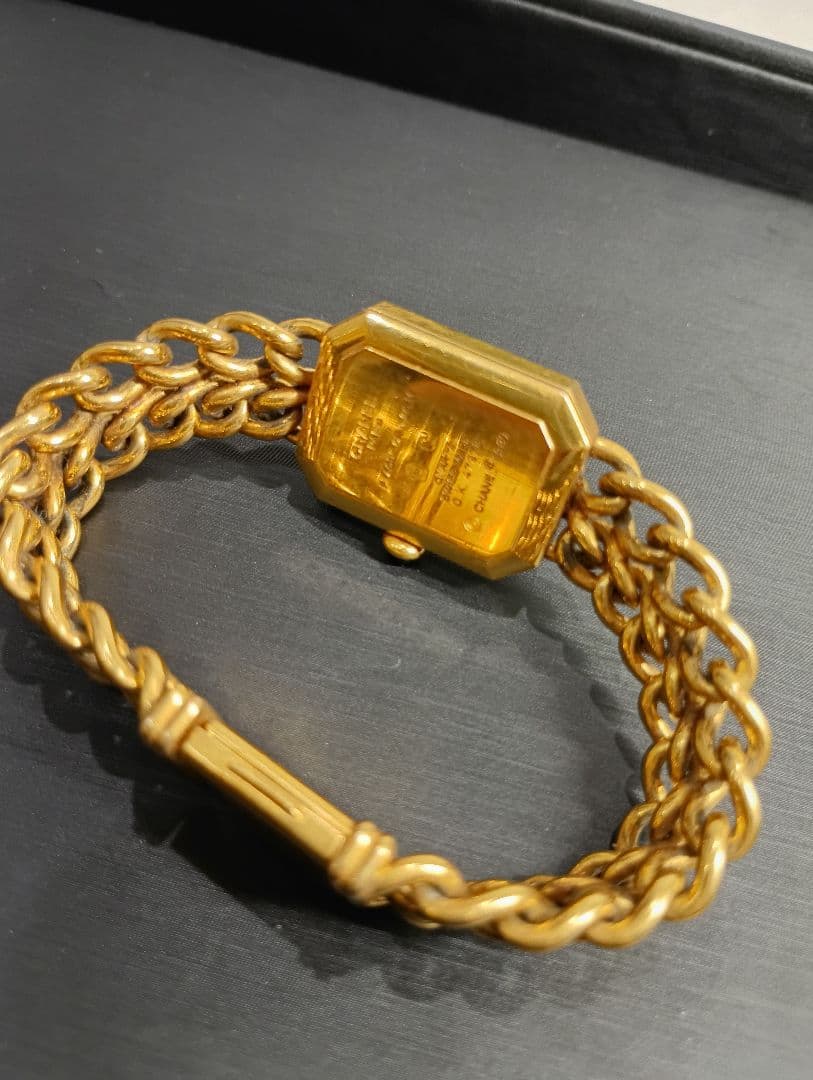 CHANEL プルミエール　ゴールド腕時計 Q.K47978 M 電池交換必要