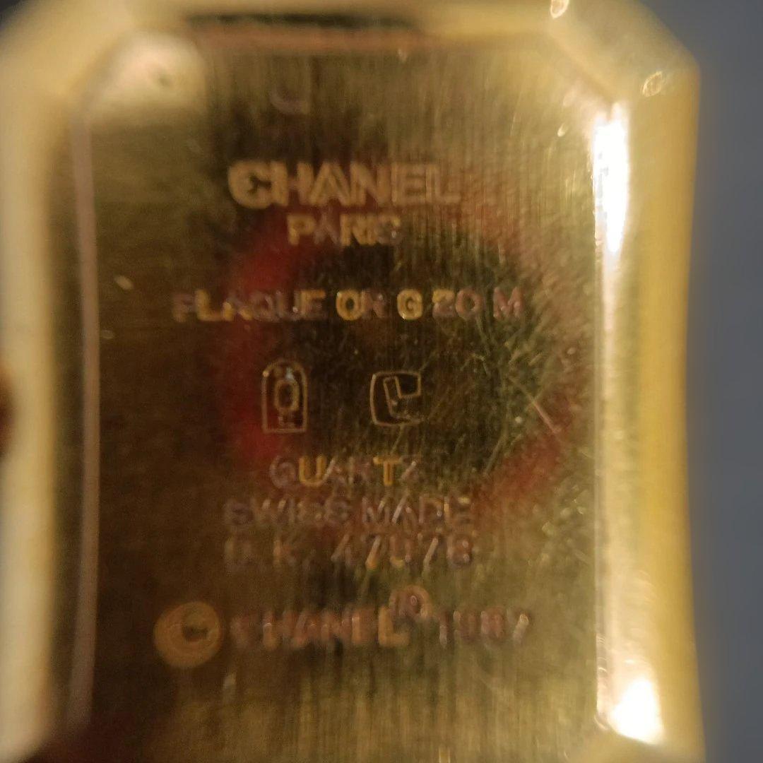 CHANEL プルミエール　ゴールド腕時計 Q.K47978 M 電池交換必要