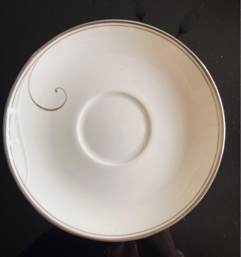 未使用◆ノリタケ　プラチナウェイブ　トリオ　4客セット12ピース