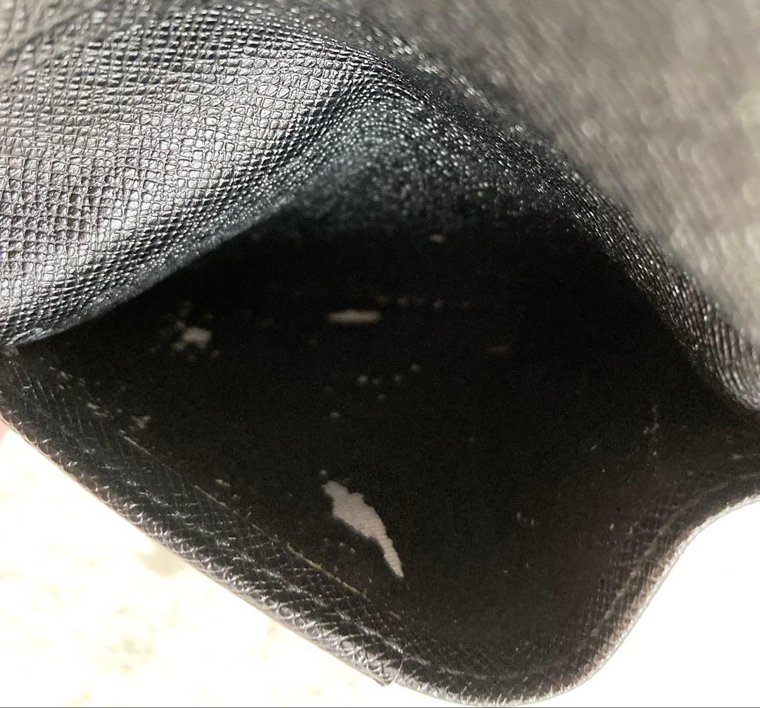 Louis Vuitton タイガライン　ブラック 名刺入れ　おまけ紙袋付き