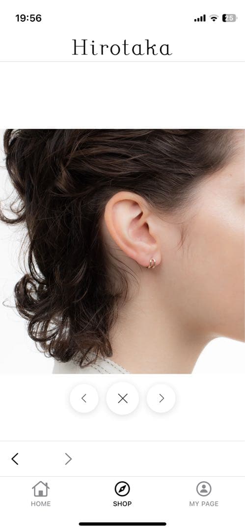 Hirotaka BELUGA ハギー ピアス XSサイズ　証明書付き