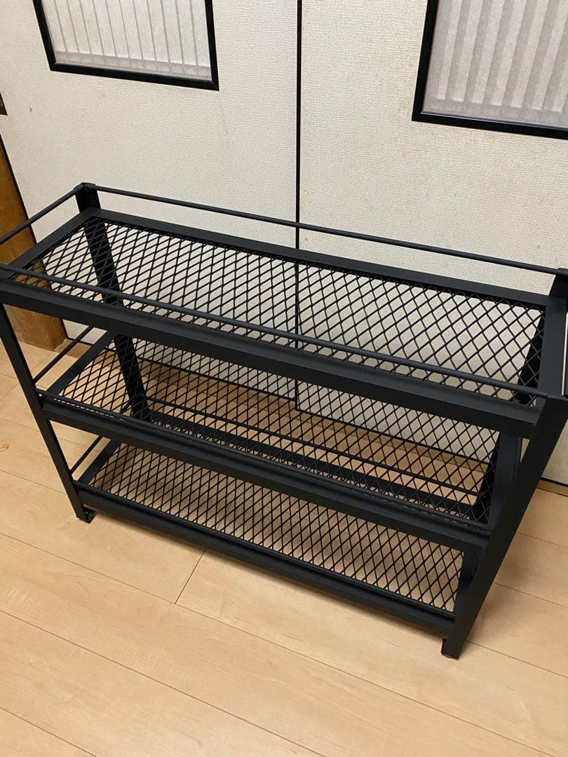 アイアンシェルフ　アイアンラック　インダストリアル アイアン家具　植物棚