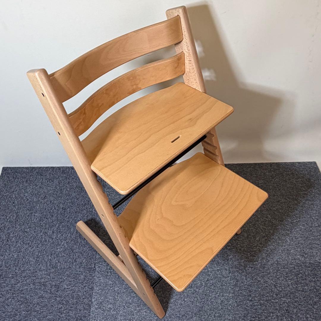 極美品!!組み立てたまま発送♪ストッケ トリップトラップ ナチュラル シリアル6