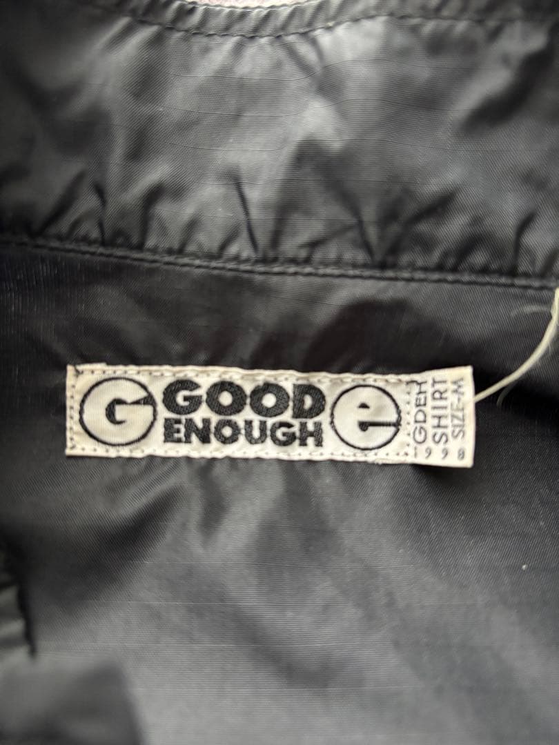 [GOOD ENOUGH] ブラック ナイロンジャケット