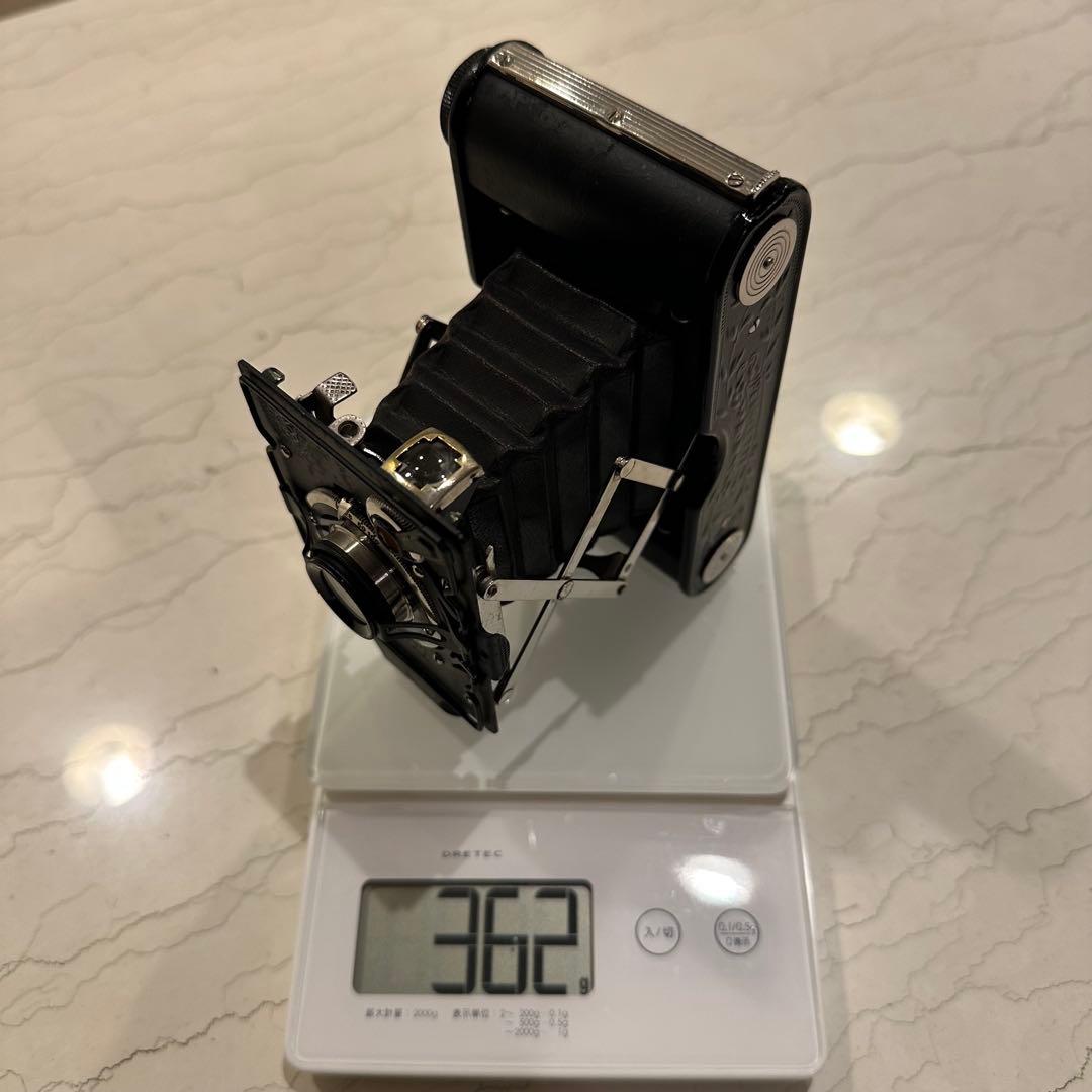 【希少・美品】Pearlette 折りたたみ式カメラ｜オリジナル革ケース付き