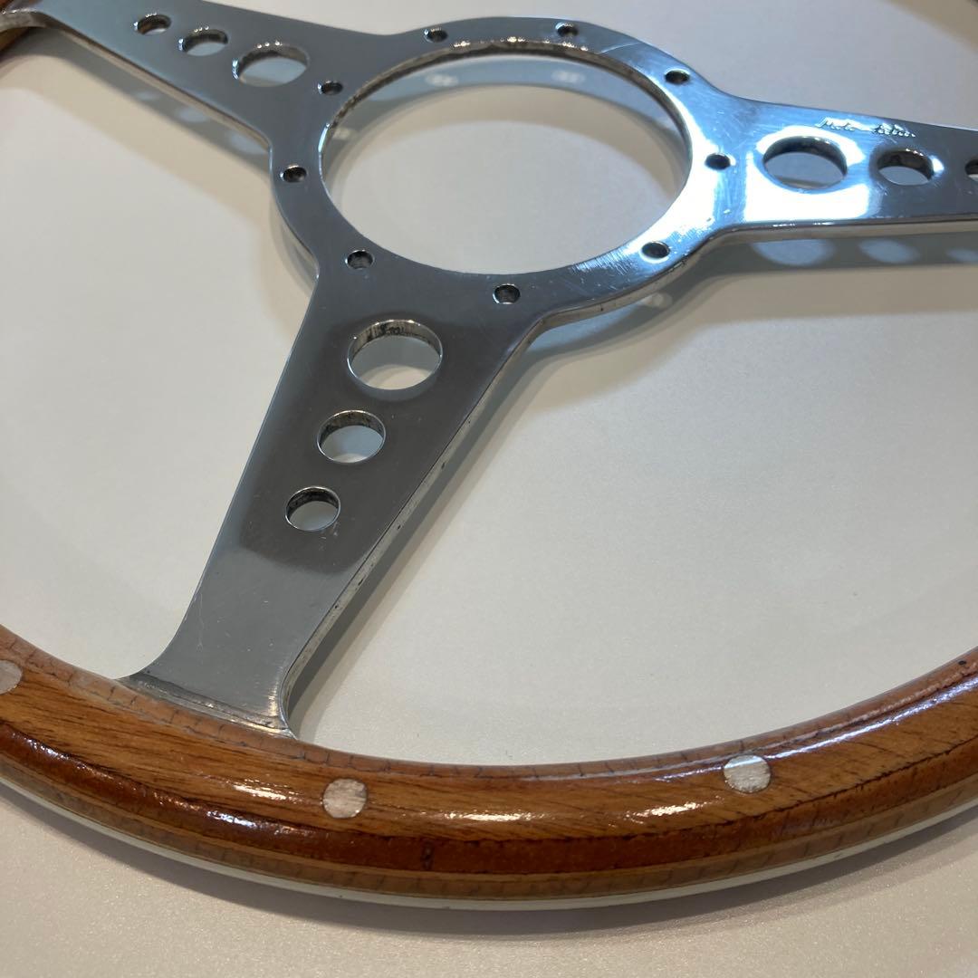 モトリタ　ウッドステアリング　１４インチ