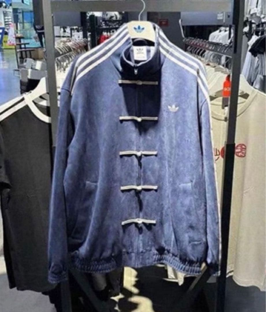 adidasアディダス 中国限定 蛇年トラックジャケット ネイビー XLサイズ”