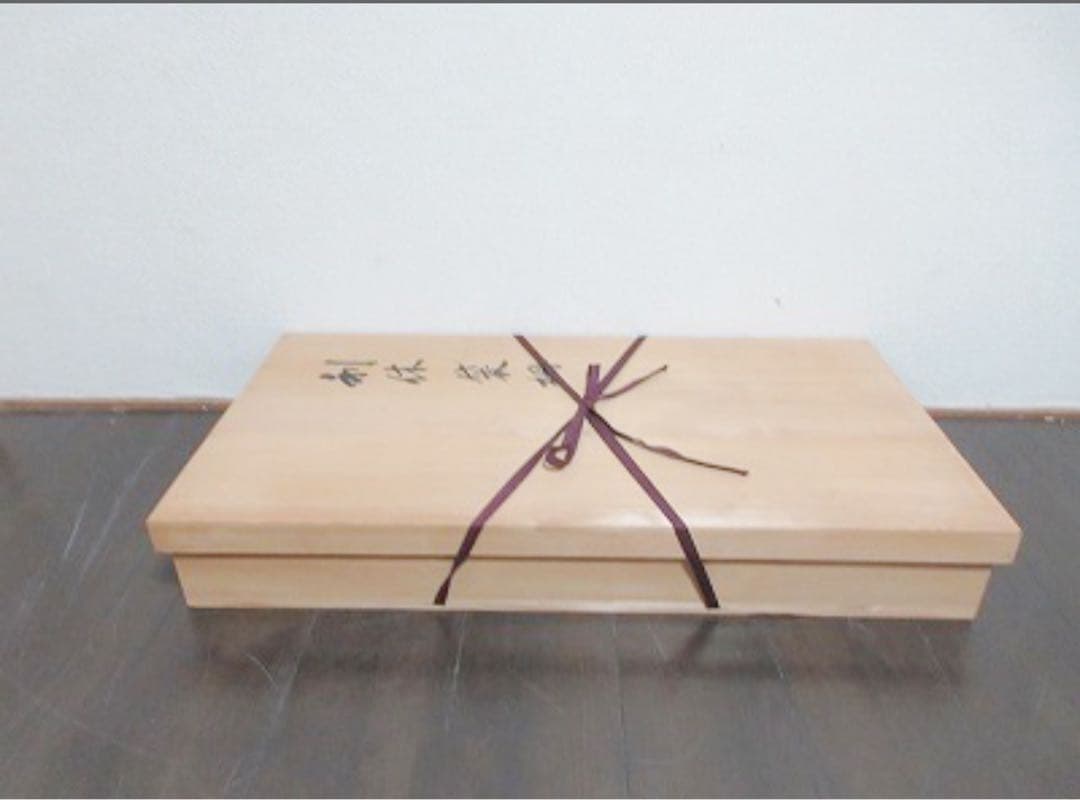 ほぼ未使用 茶道具 善道作 桐木地 利休袋棚 志野棚 組立式 炉用 大棚 共箱