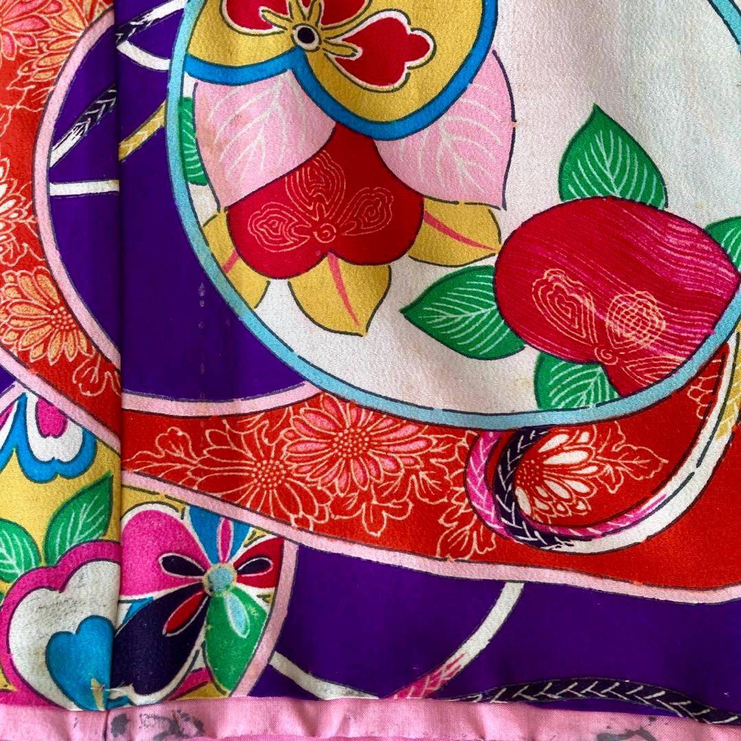 アンティーク 女の子 子供着物 昭和レトロ 大正ロマン 着物 NO3