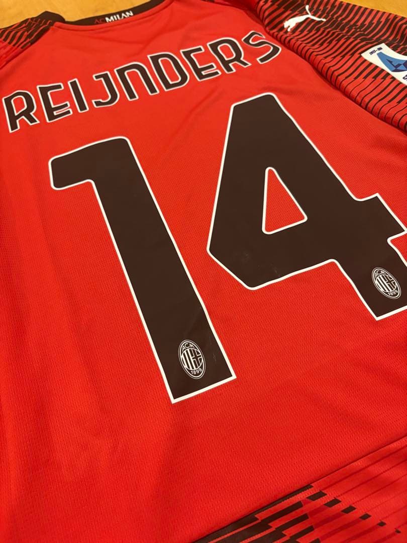 特価 正規品 新品 ACミラン 23/24 リーグ仕様 ラインデルス XL