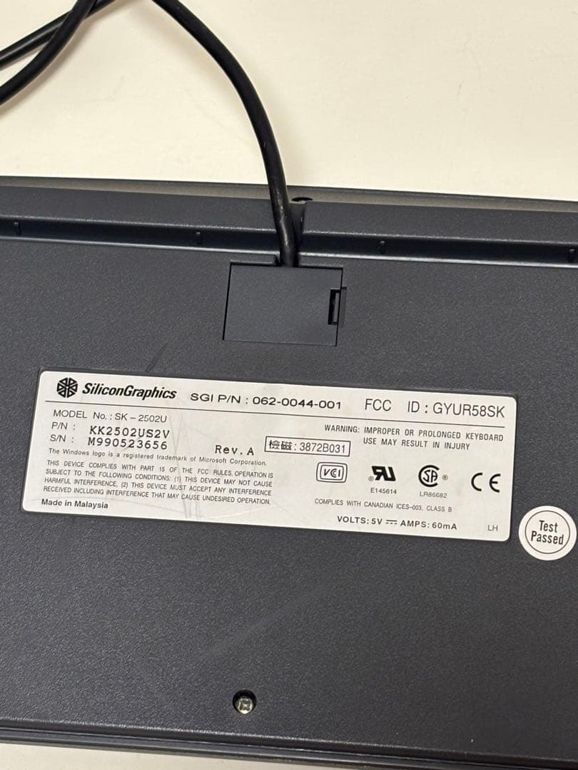 【最終値下げ】Silicon Graphics USBキーボード 日本語配列