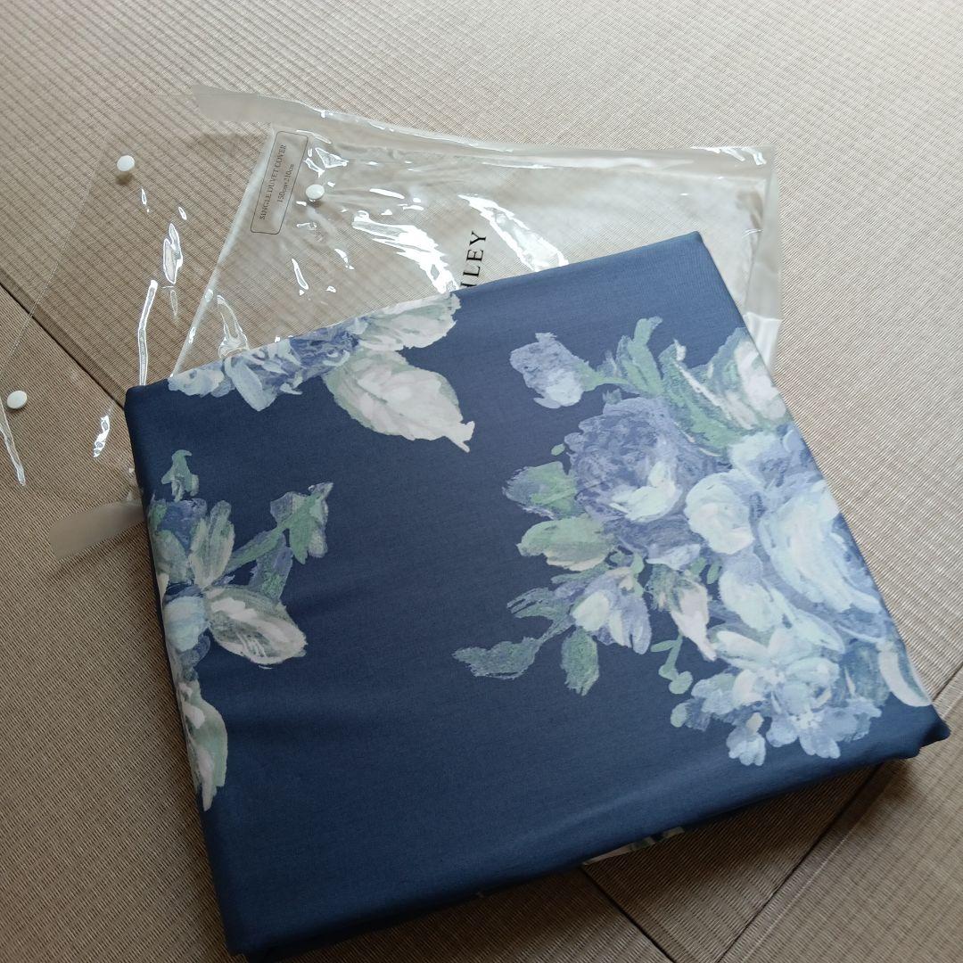 新品未使用ローラアシュレイ日本撤退前　シングル掛け布団カバー